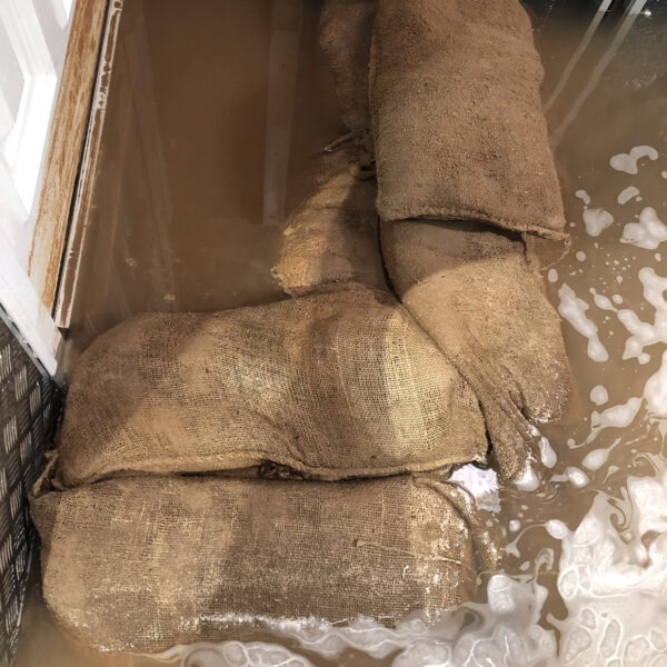 When a flood occurs, everyone shouts for sandbags!